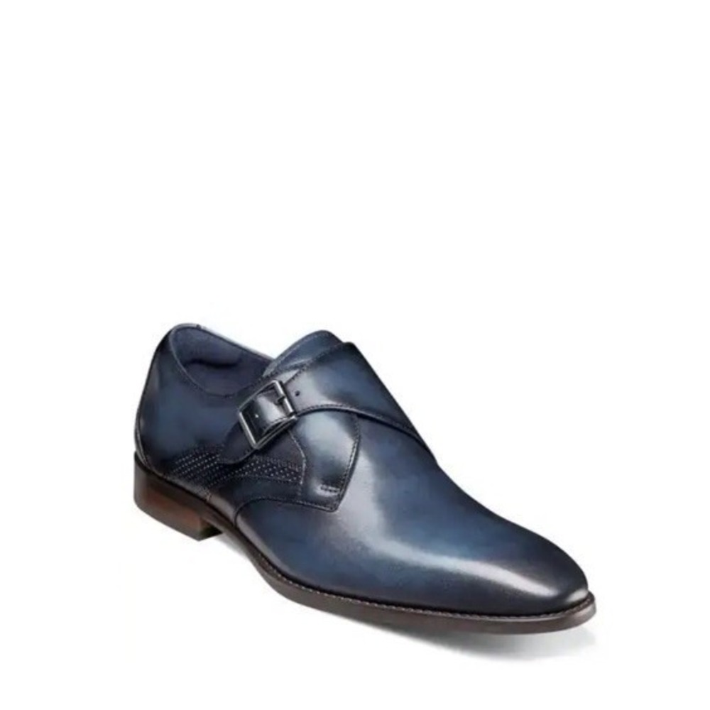 Stacy Adams Karcher Men's Slip On Navy‎ Size 7.5 NEW. #354